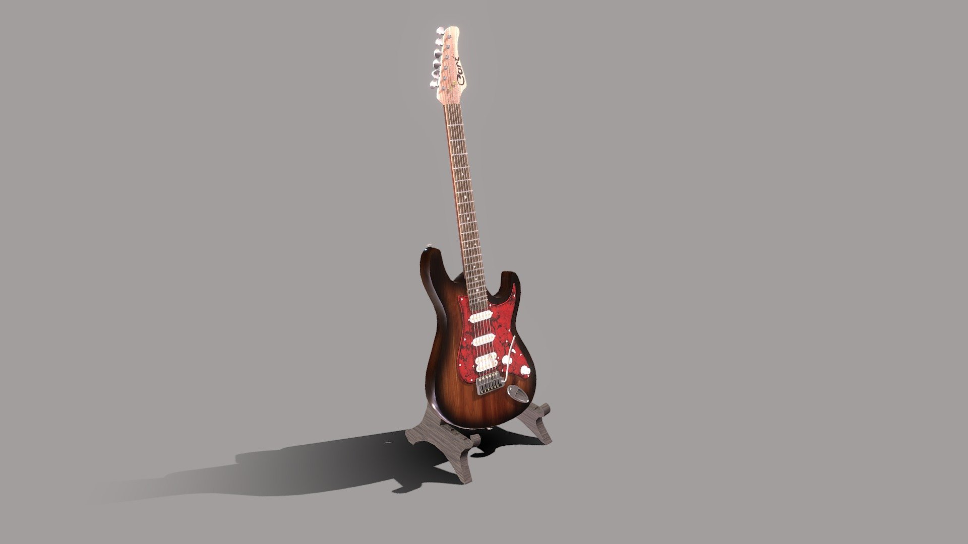 Cort G-110 Electric Guitar - Lowpoly - Download Free 3D model by ...