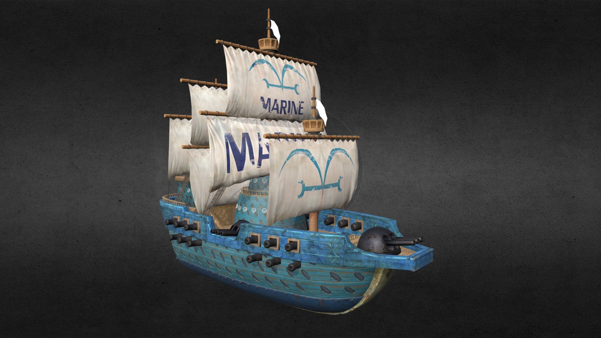 Buque Marine One Piece Buy Royalty Free 3d Model By Gremorysaiyan Gremorysaiyan 92fd515