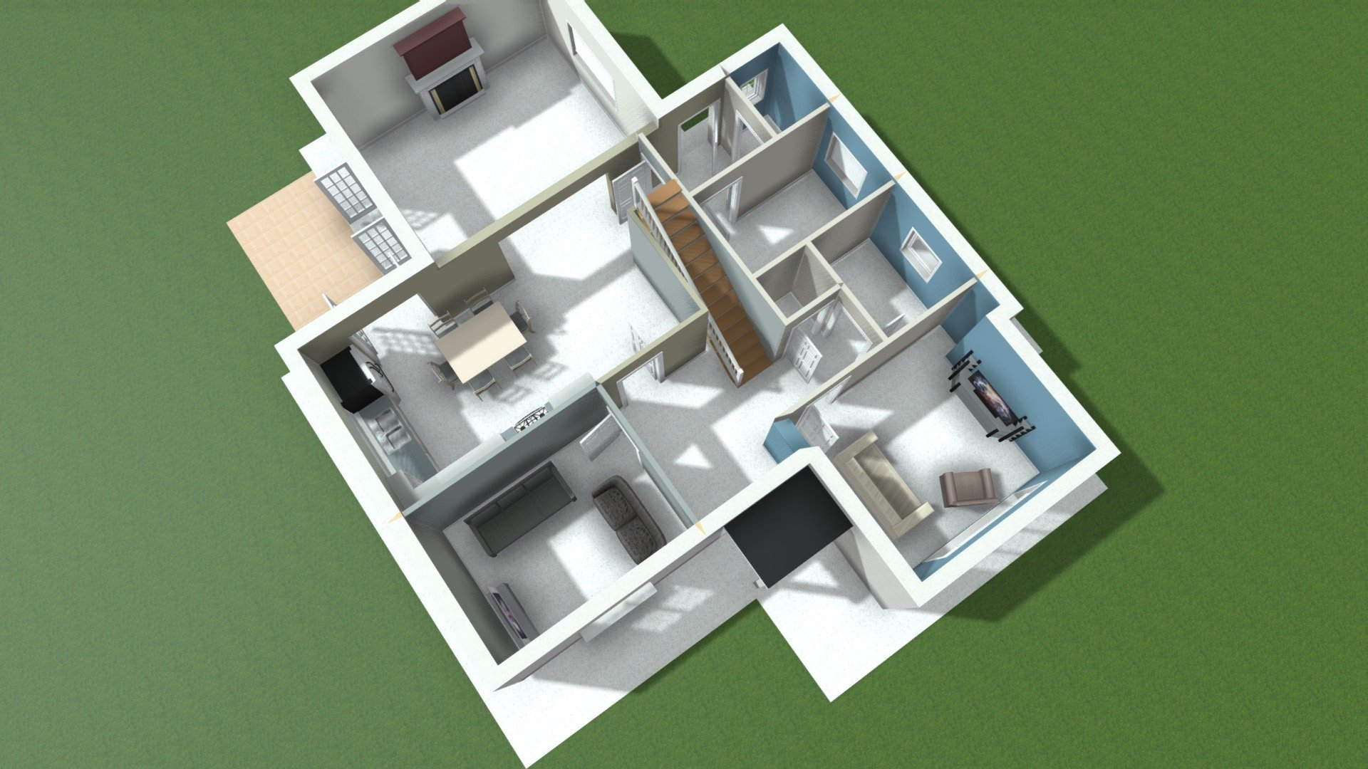 Sweeney Grd Floor Plan