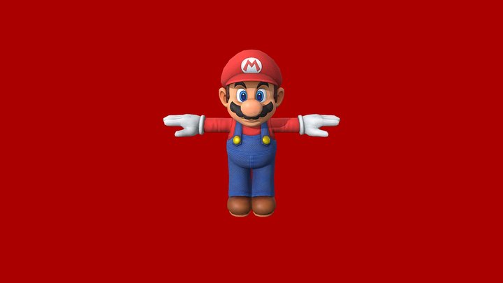 Mario (Super Mario Party) 3D Model