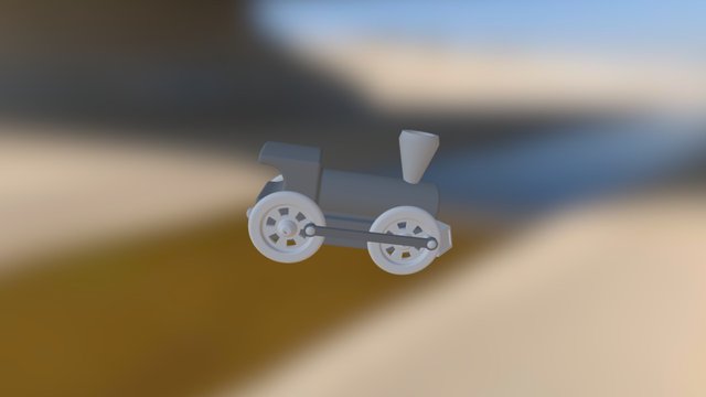 Mini Train Assembly 3D Model