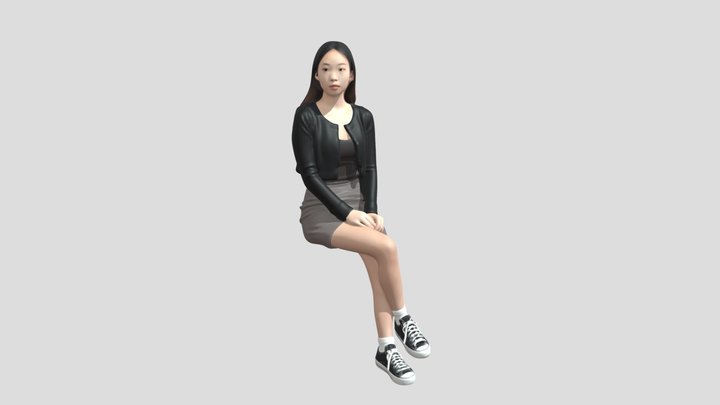 Casual Studio Portrait – Modelo 3D gratuito STL
