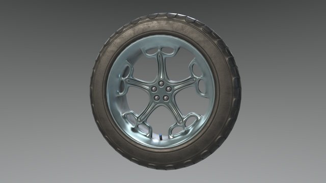 truck tire v2 3D Model