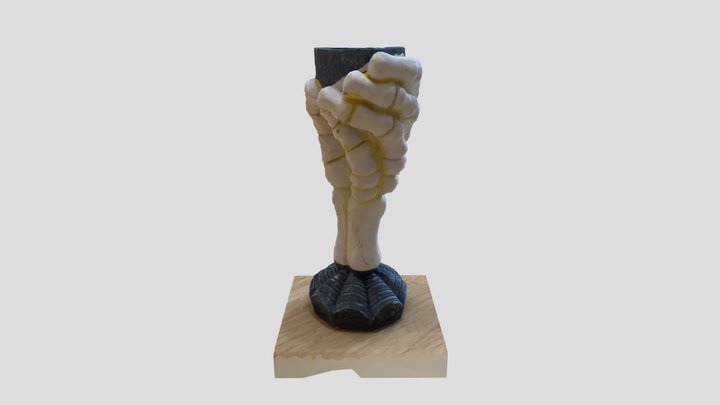 Skeletal Candlestick - RealityScan App 3D Model