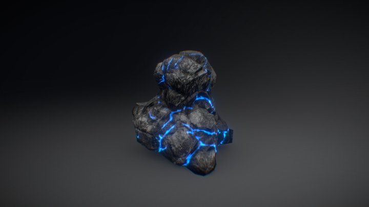 Cyberpunk Rock 3D Model