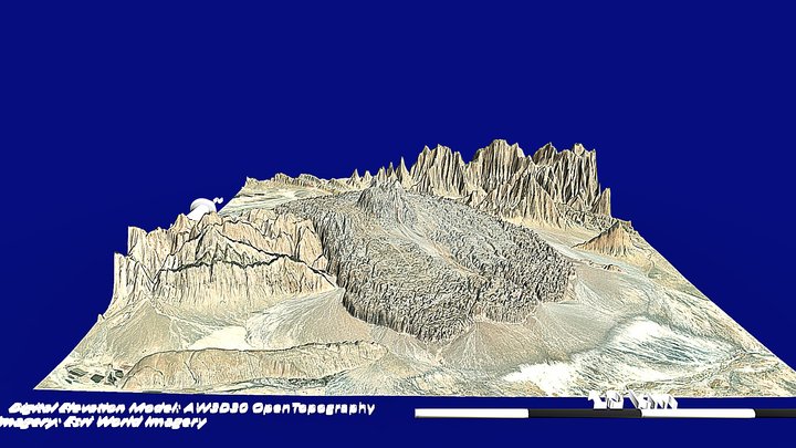 Salt dome in Iran – Modèle 3D gratuit STL