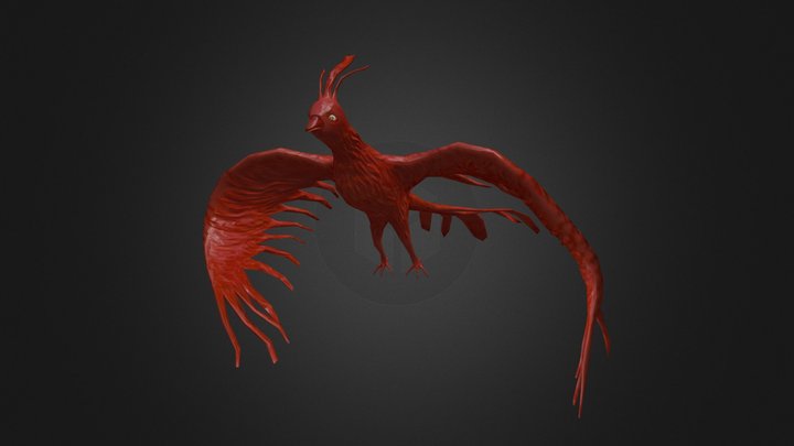 Phoenix Animation 3D Model