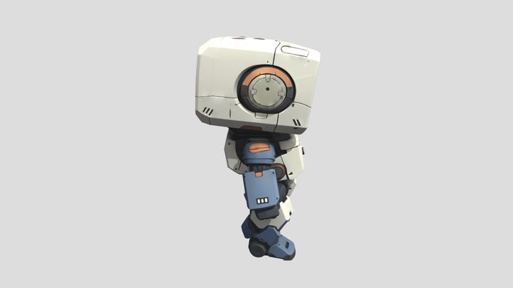 Chibi Robot 3d Model 3D Model