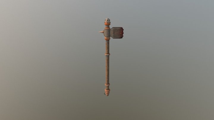 Ork Hammer 3D Model