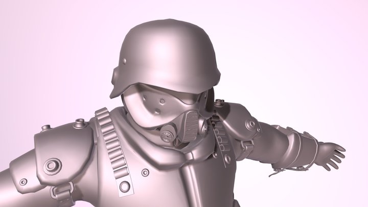 Nod Militant - Twisted Insurrection 3D Model