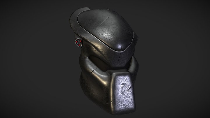 Predator Mask 3D Model