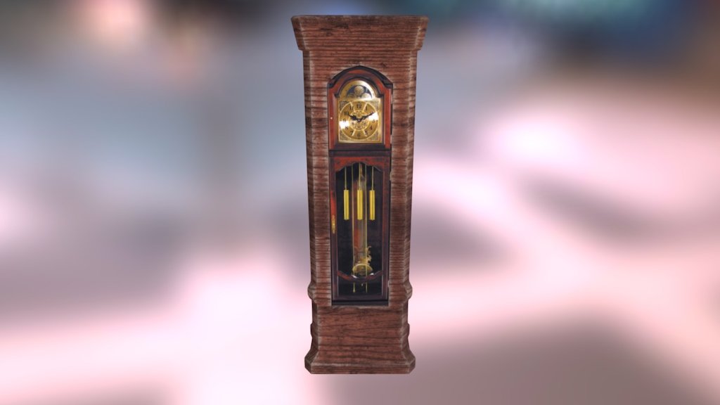 Grandfather Clock Download Free 3D model by grimren13 [9304052] Sketchfab