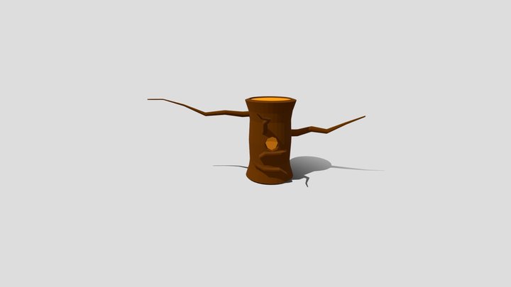 Gorilla Tag Fan Game Stump 3D Model