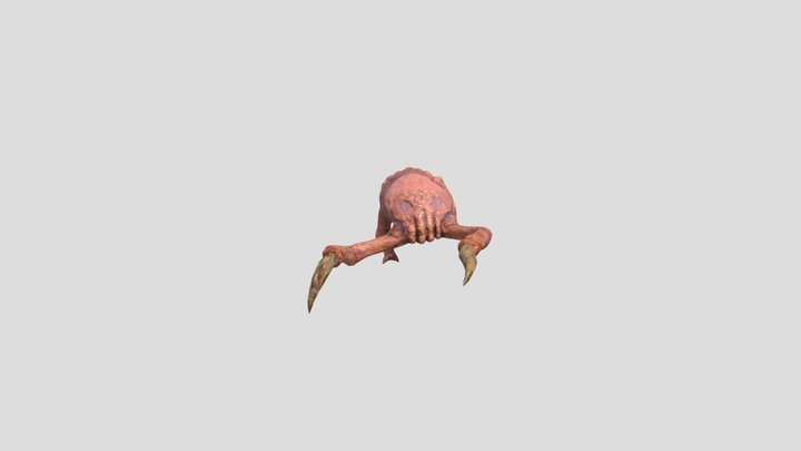 Head Crab Fan art 3D Model