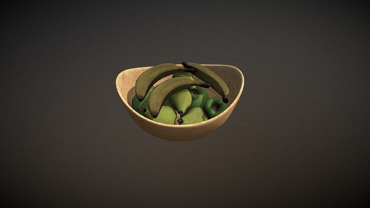 Fruit Bowl 3D Model