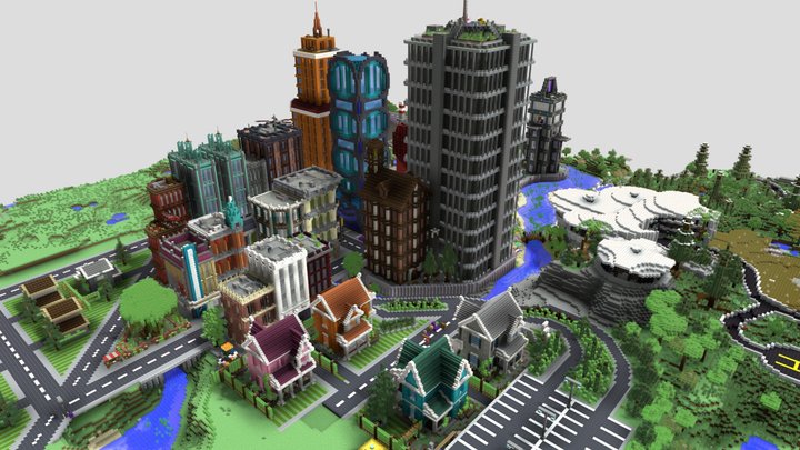 Jaffrey City 3D Model
