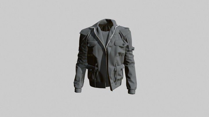 Jacket simulated 3D Model