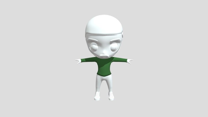 Men Character Model 3D Model