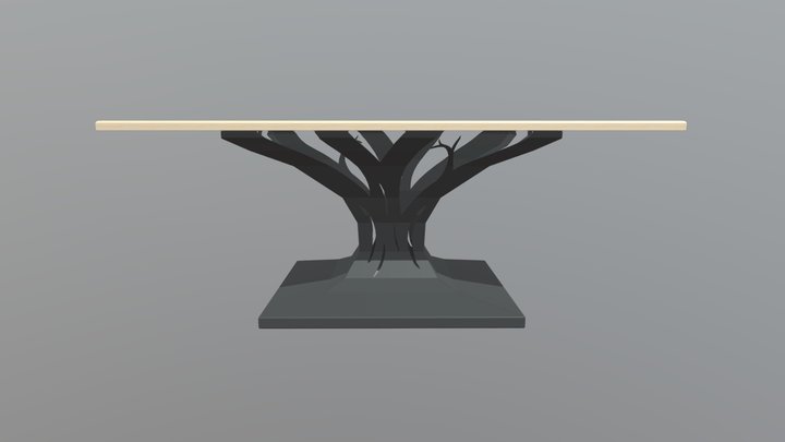 Table Arbre 3D Model