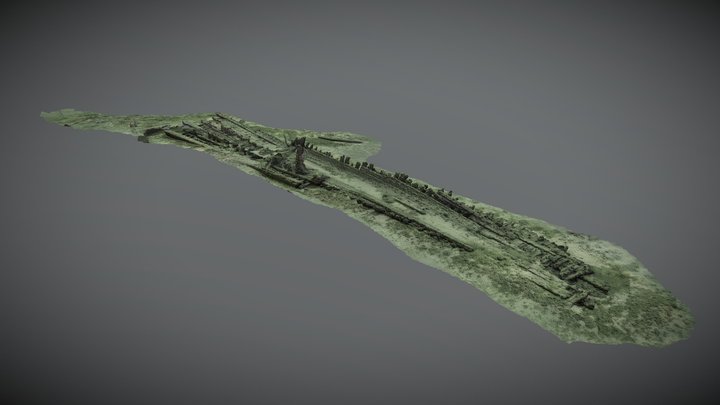 Unknown Wreck - Believed to be the Old Concord 3D Model