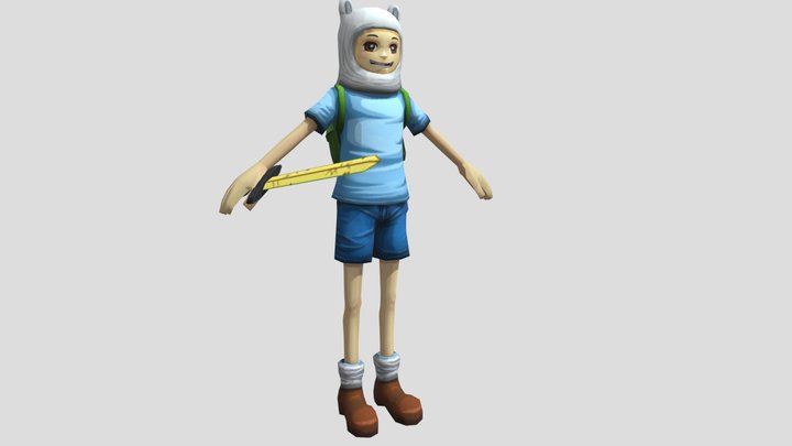 Finn (FusionFall Heroes) 3D Model