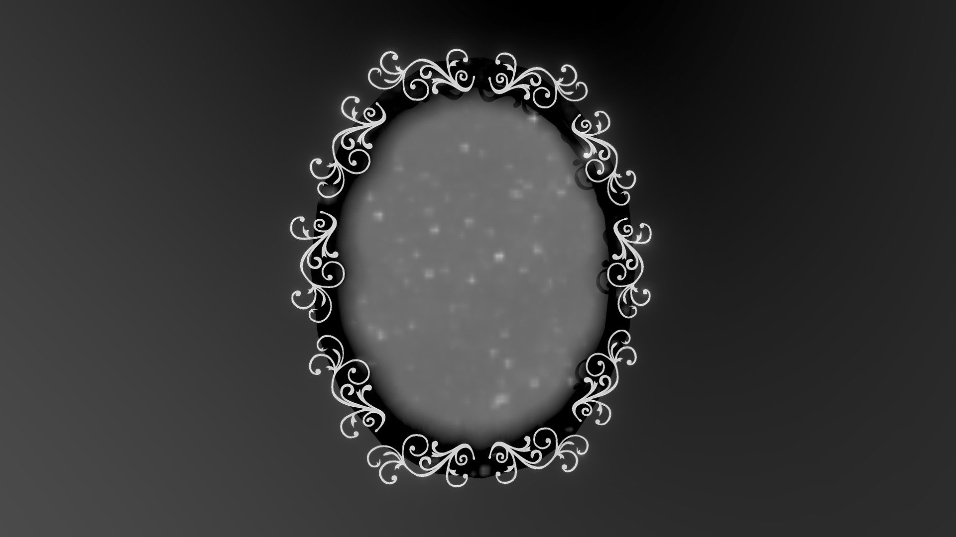 Ornament mirror - Inktober