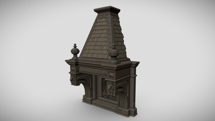 Fireplace 3D Model