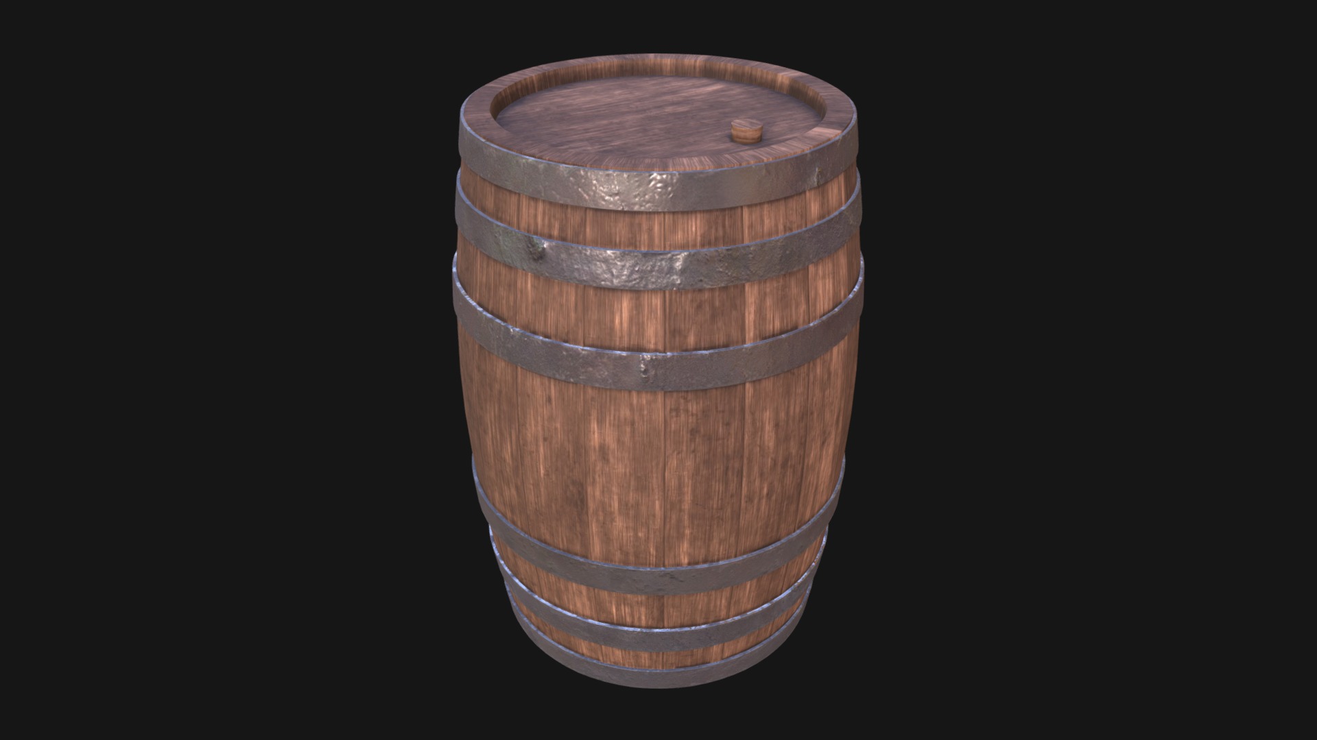 3D model Wooden barrel - This is a 3D model of the Wooden barrel. The 3D model is about a stack of barrels.