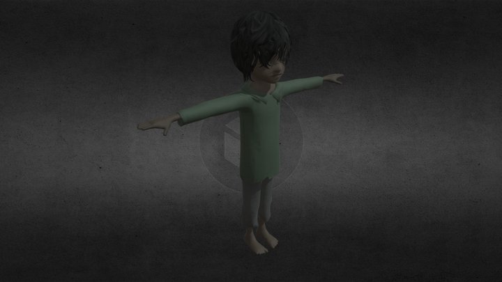 My first 3D Little Nightmares oc 3D Model