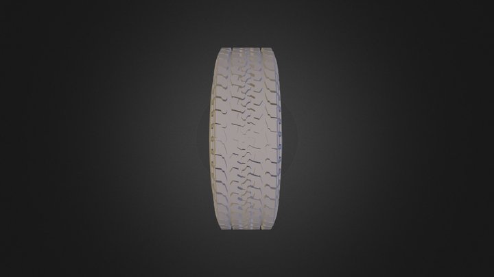 Highpoly Tire 3D Model