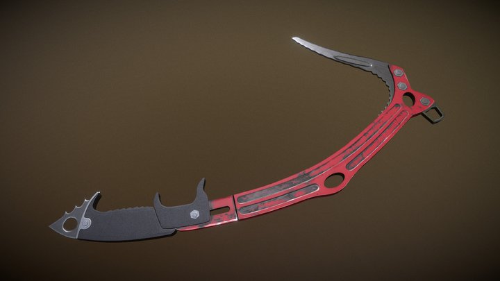 Ice Axe 3D Model