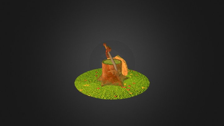A Hero's resting place after a long journey 3D Model