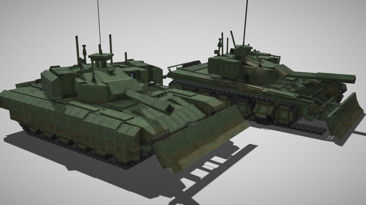T-72 Shturm MC 3D Model