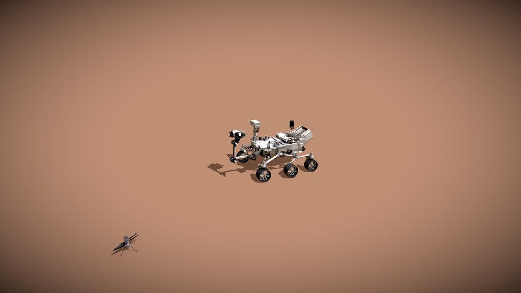 Perseverance rover Mars - A 3D model collection by Sakado ...
