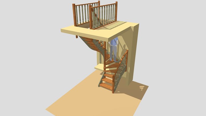 В церковь 3D Model