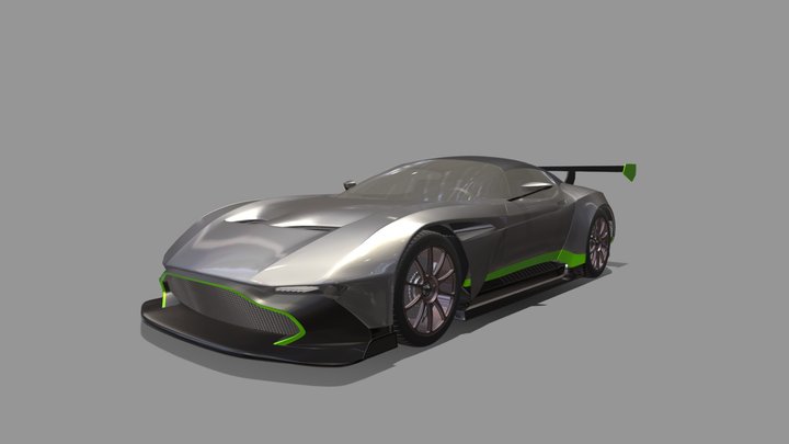 Aston Martin Vulcan 3D Model