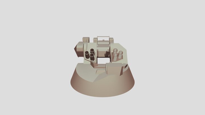 Turret unfinished 3D Model