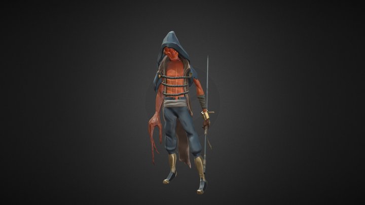 Butcher 3D Model
