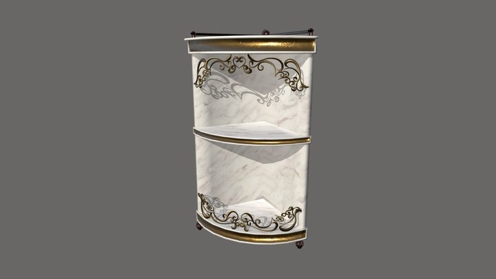 Corner Cabinet 3D Model