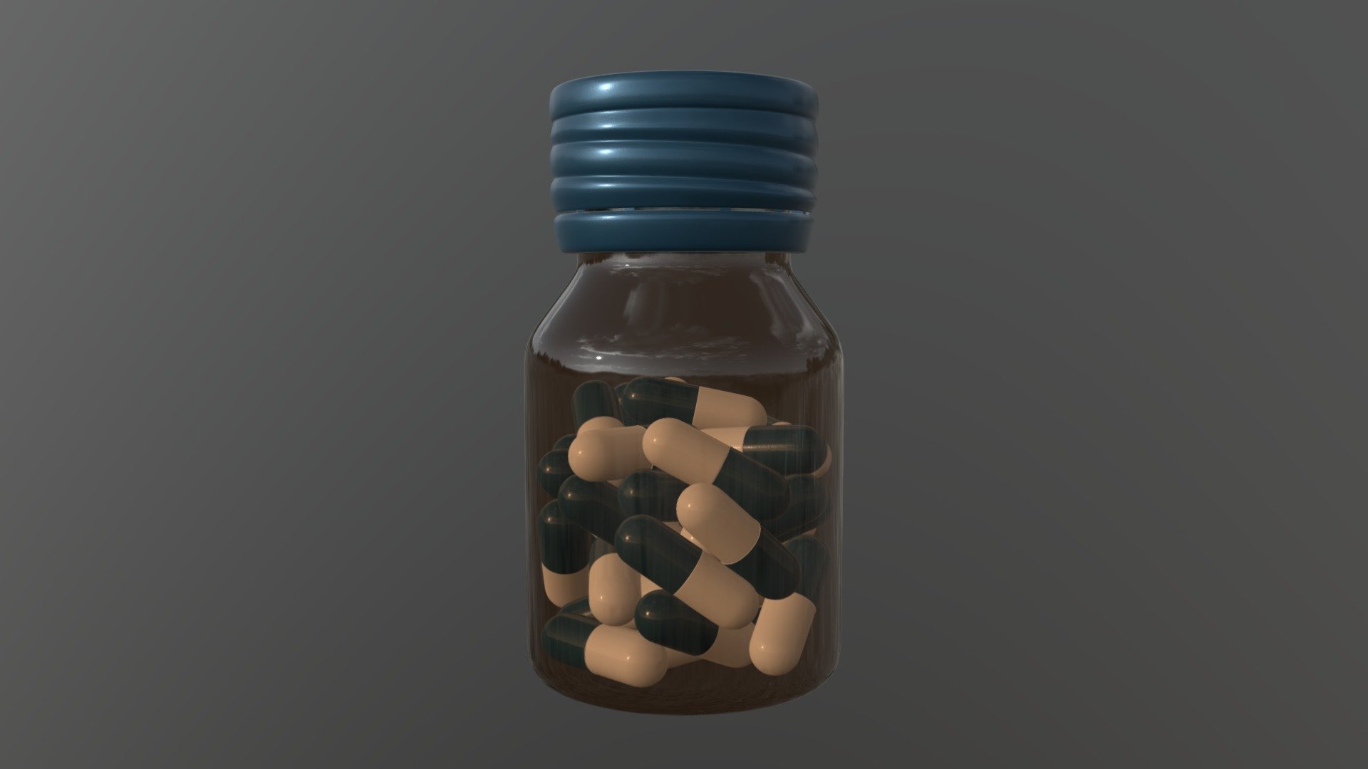 bottle with pills