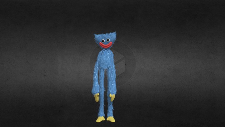 Huggy Wuggy Fur Test 3D Model