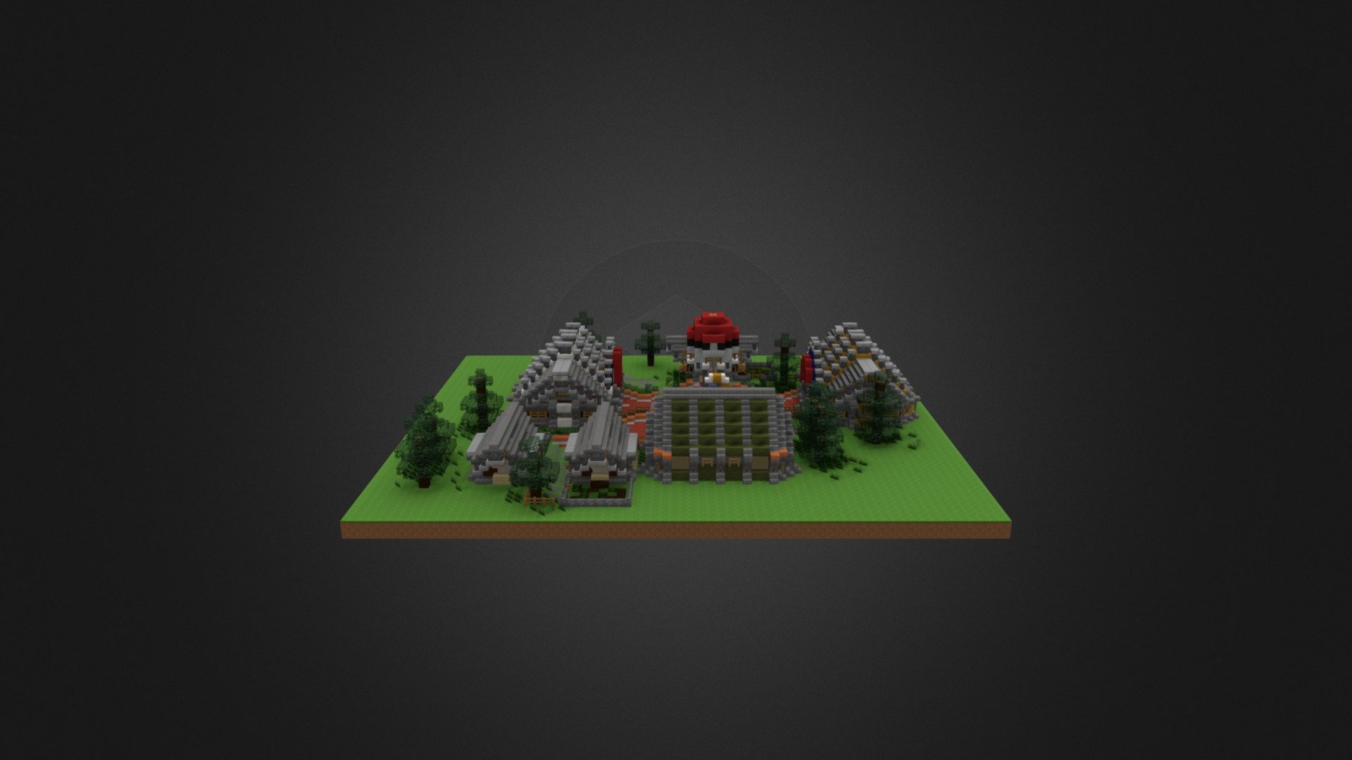 Whole Town - 3D model by gaming4diabetes [9316dbb] - Sketchfab