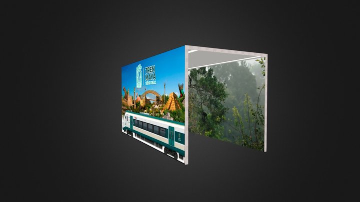 Tren Maya 3D Model