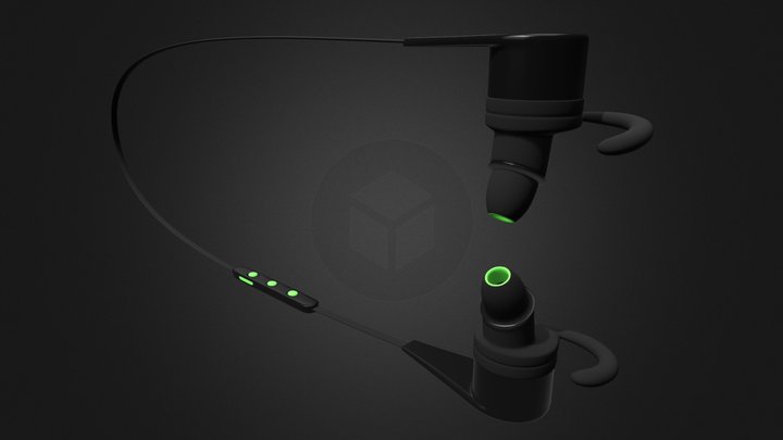 Bluetooth Headphones 3D Model