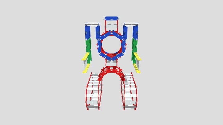 OTE Block-Robot 3D Model