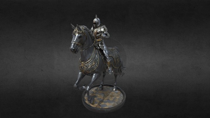 Medieval Knight (AI Generated) 3D Model