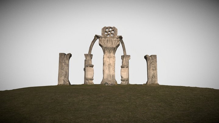 Pusztamarót történeti emlékhely 3D Model