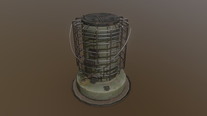 Old Stove 3D Model