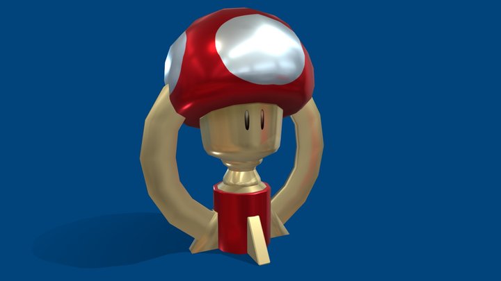 MarioBros Mushroom Cup 3D Model
