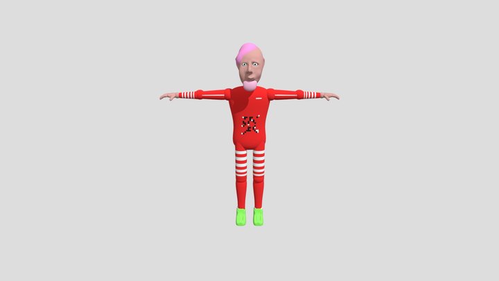 Disco Guy 3D Model
